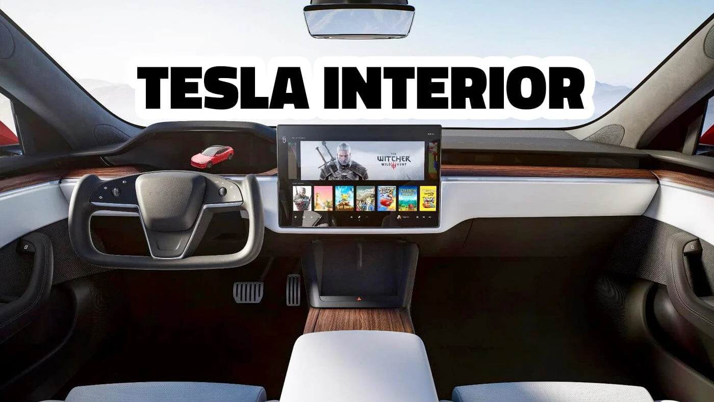 tesla cybertruck interior features